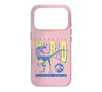Jurassic World: Fallen Kingdom Velociraptor Retro Logo Coque pour iPhone 17 Pro