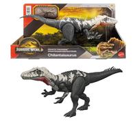 Mattel Jurassic World : Renaissance Figurine articulée Chilantaisaurus Géants féroces, grande espèce de dinosaure, 2 attaques féroces, jeu virtuel, JGB95