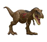 Jurassic World Figurine articulée Destruction Tyrannosaurus Rex, mâchoires mobiles, griffures sur les 2 flancs, jeu physique et numérique, Jouet Enfant, Dès 4 ans, HGC19