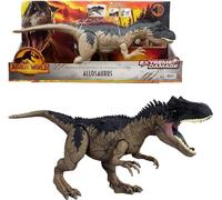 Jurassic World - Figurine Articulée Dinosaure Allosaurus Daño Extremo 44,5 cm Longueur avec Sons, Multicolore (Mattel HFK06)