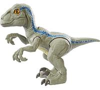 Jurassic World Figurine Dinosaure Articulé Bébé Vélociraptor Bleu, Jouet pour Enfant, GFD40