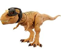 Jurassic World Figurine Dinosaure Tyrannosaurus Rex Avec Sons, Fonctions De Chasse Et D?Attaque, Double Coup De Mâchoires Et Dispositif De Traçage, Jouet Enfant, Dès 4 Ans, HNT62