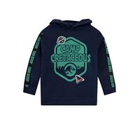 Jurassic World Garçon Dinosaure Sweats à Capuche Camp Cretaceous Pull à Manches Longues Bleu 8-9 Ans