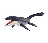 Jurassic World Grande Figurine Mosasaure de 21 cm de haut et 76 cm de long « Jurassic World : Le Monde d’après », avec code ADN caché et scannable, à collectionner, Dès 4 ans, HNJ57