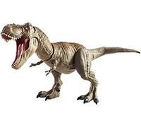 Jurassic World Grande figurine T-Rex Morsure et Combat, avec tête et queue articulées, jouet pour enfant, GCT91