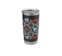 Jurassic World Happy Halloween Bones All Over Print Gobelet isotherme en acier inoxydable double paroi