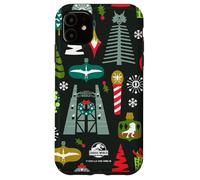 Jurassic World Holiday Icons All-Over Print Coque pour iPhone 11