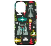 Jurassic World Holiday Icons All-Over Print Coque pour iPhone 12 Pro Max