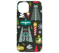 Jurassic World Holiday Icons All-Over Print Coque pour iPhone 15 Plus