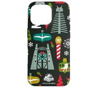 Jurassic World Holiday Icons All-Over Print Coque pour iPhone 16 Pro