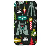 Jurassic World Holiday Icons All-Over Print Coque pour iPhone X/XS