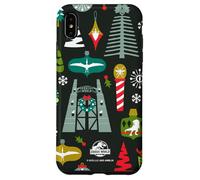 Jurassic World Holiday Icons All-Over Print Coque pour iPhone XS Max