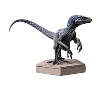 Jurassic World Icons Statuette Velociraptor B Blue 7 cm