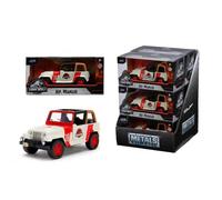 JADA TOYS Modèle réduit de voiture Jeep Wrangler Jurassic Park 1:32 G