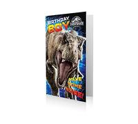 Jurassic World Jw007 anniversaire Boy carte de voeux