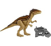 Jurassic World : La Colo Du Crétacé, Figurine Articulée Dinosaure Carcharodontosaurus Méga Ravageur, Fonctions Évasion Et Attaque, Jouet Pour Enfant, Hbx39