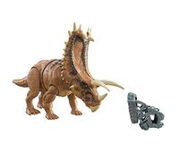 Jurassic World : La Colo Du Crétacé, Figurine Articulée Dinosaure Pentaceratops Méga Ravageur, Fonctions Évasion Et Attaque, Jouet Pour Enfant, HCM05