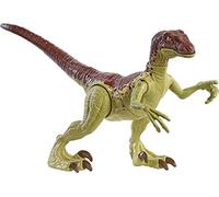 Jurassic World : La Colo Du Crétacé, Figurine Articulée Dinosaure Vélociraptor Attaque Féroce, Jouet Pour Enfant, Gwn32