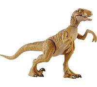 Jurassic World : la Colo du Crétacé, petite figurine articulée dinosaure Vélociraptor Attaque Sauvage, jouet pour enfant, HBX32