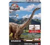 Jurassic World Legacy Collection Figurine de dinosaure Diplodocus, 142 cm de long