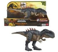 Mattel Jurassic World: La théorie du chaos Netflix - Mapusaurus Méga Action Figurine articulée de dinosaure avec attaque enragée par morsures et épines dorsales surdéveloppées, jeu numérique, HTK81