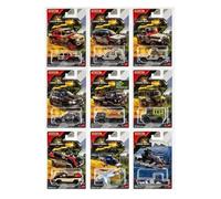 Jurassic World Matchbox Legacy Collection Lot de 9 véhicules moulés sous pression avec modèles Mercedes, Ford, Jeep, à partir de 3 ans