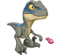 Jurassic World – Figurine Vélociraptor Blue Méga Rugissement