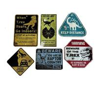 Jurassic World Mini Réplique Warning Signs