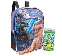Jurassic World Mini sac à dos ~ 27,9 cm Jurassic World School Supplies Sac à dos dinosaure avec plus de 100 autocollants Lego Jurassic World (fournitures scolaires dinosaures)