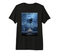 Jurassic World Mosasaurus Movie Poster T-Shirt Haut de Gamme