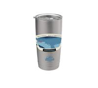 Jurassic World Mosasaurus Specs Gobelet isotherme en acier inoxydable double paroi
