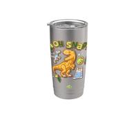 Jurassic World Oh Snap Dino Cookies Gobelet isotherme en acier inoxydable double paroi