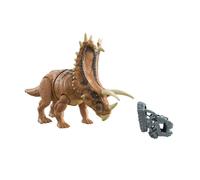 Jurassic World : La Colo Du Crétacé, Figurine Articulée Dinosaure Pentaceratops Méga Ravageur, Fonctions Évasion Et Attaque, Jouet Pour Enfant, HCM05