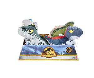 Jurassic World, Petit dinosaure avec sons, peluche pour enfants de 3 ans et plus