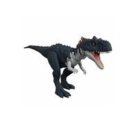 Mattel Figurine dinosaure articulée Rajasaurus – Attaque rugissante, sons & mouvements, Dès 4 ans