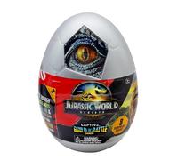 Jurassic World Rebirth Captivz Surprising Œuf de Surprise en Forme de Dinosaure Pop N Lock Taille Unique pour Les garçons et Les Filles.