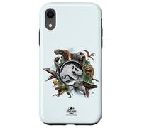 Jurassic World Rebirth Circle Logo Dinosaurs Coque pour iPhone XR