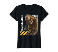 Jurassic World Rebirth Distortus Rex Hazard T-Shirt, Femme, Noir, XXL