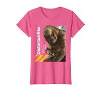 Jurassic World Rebirth Distortus Rex Hazard T-Shirt, Femme, Rose Chiné, 3XL