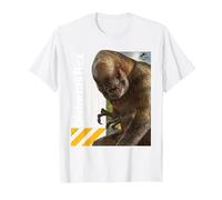Jurassic World Rebirth Distortus Rex Hazard T-Shirt, Homme, Blanc, 3XL