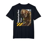 Jurassic World Rebirth Distortus Rex Hazard T-Shirt, Homme Grandes Tailles, Noir, 5X Tall