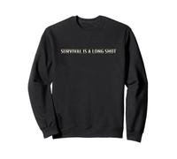 Jurassic World Rebirth Logo Survival is A Long Shot 2 Sided Sweatshirt