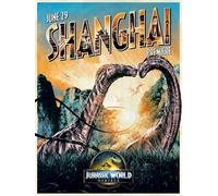 Jurassic World Rebirth Shangai Premiere Poster 30 x 40 cm