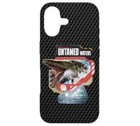 Jurassic World Rebirth Warning Untamed Waters Mosasaurus Coque pour iPhone 17