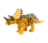 Mattel Figurine dinosaure Regaliceratops – articulée, sonore, rugissement féroce, HLP19