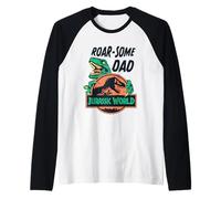 Jurassic World Roar-Some Dad Manche Raglan