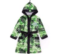 Jurassic World - Robe de chambre garçon NS6751 (146) (Vert/Noir)