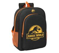 JURASSIC World - Sac à dos scolaire pour enfant, sac à dos pour enfant, adaptable au chariot, idéal pour les enfants d'âge scolaire, confortable et polyvalent, qualité et résistance, 33 x 14 x 42 cm