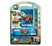 JURASSIC World - Set d'écriture, trousse cadeau, trousse métallique, trousse pour enfant, idéal pour enfants, confortable et polyvalent, qualité et résistance, 27 x 3 x 37,5 cm, Sable, M, Décontracté
