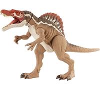 Jurassic World Spinosaure Mâchoires Extrêmes Gueule Géante, Points d’articulation, « Jurassic World : Le Monde d’après », avec code ADN caché et scannable, Jouet Enfant, Dès 4 ans, HCG54